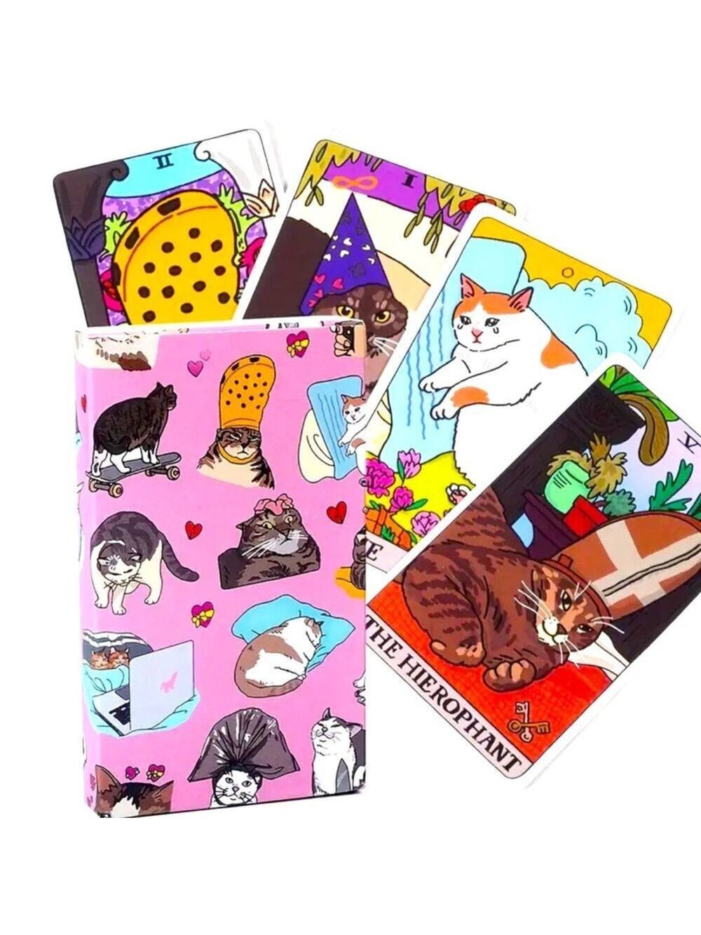 Cat Meme Tarot: Purrfectly Hilarious Readings Oracle Tarot Card Deck